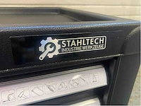 2024 stahltech 3-drawer 129 pcs gereedschapskist gevuld - afbeelding 4 van  8