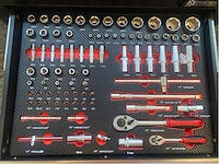 2024 stahltech 3-drawer 129 pcs gereedschapskist gevuld - afbeelding 5 van  8