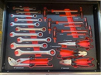 2024 stahltech 3-drawer 129 pcs gereedschapskist gevuld - afbeelding 6 van  8