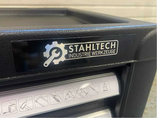 2024 stahltech 3-drawer 129 pcs gereedschapskist gevuld - afbeelding 4 van  8