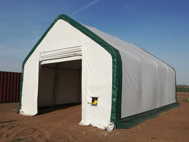 2024 stahlworks 12,2x10x5,2 meter opslagshelter / garagetent - afbeelding 2 van  6