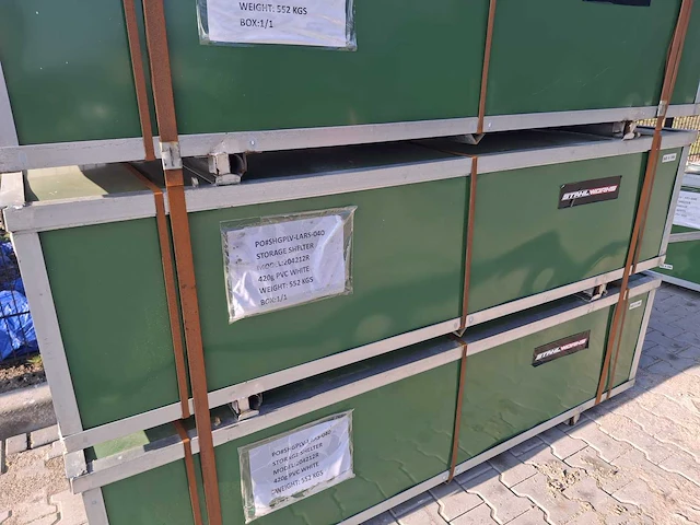 2024 stahlworks 12,8x6,1x3,66 meter opslagshelter / garagetent - afbeelding 6 van  6