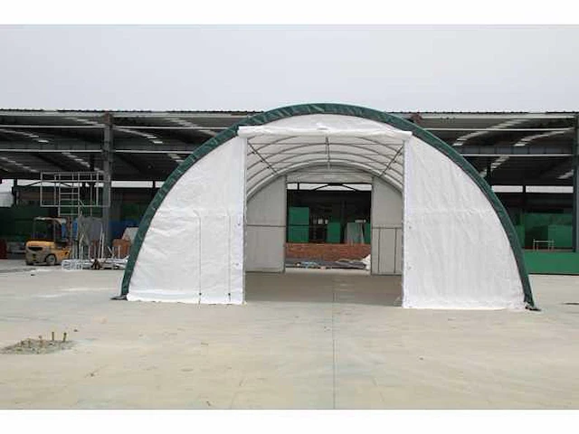 2024 stahlworks 12x9,15x4,5 meter opslagshelter / garagetent - afbeelding 5 van  6