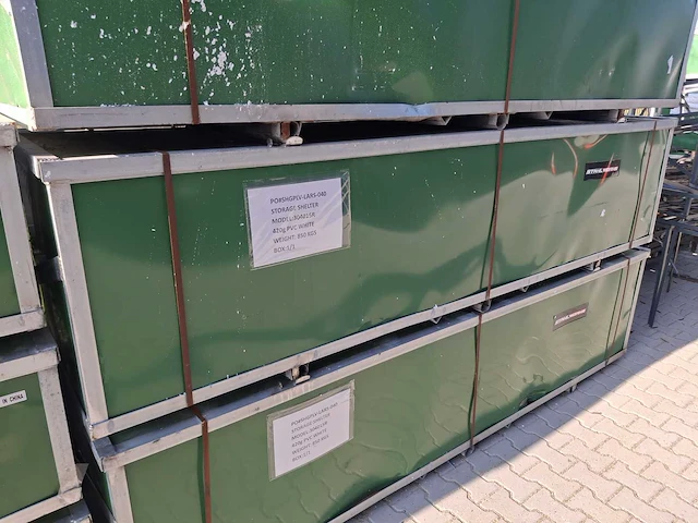 2024 stahlworks 12x9,15x4,5 meter opslagshelter / garagetent - afbeelding 6 van  6