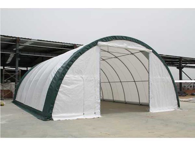 2024 stahlworks 12x9,15x4,5 meter opslagshelter / garagetent - afbeelding 3 van  6