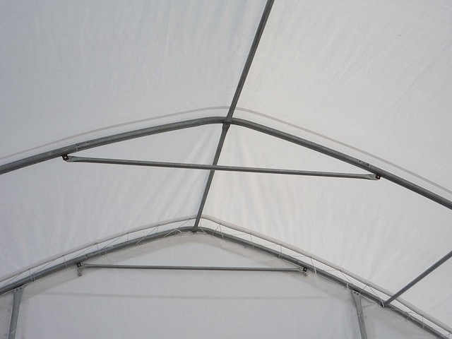 2024 stahlworks 12x9,76x4,58 meter opslagshelter / garagetent - afbeelding 10 van  10