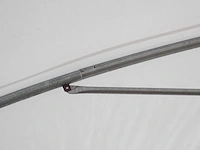 2024 stahlworks 12x9,76x4,58 meter opslagshelter / garagetent - afbeelding 9 van  10