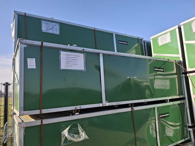 2024 stahlworks 12x9,76x4,58 meter opslagshelter / garagetent - afbeelding 10 van  10