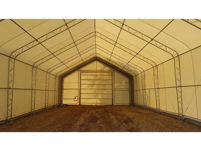 2024 stahlworks 18,3x9,15x6,1 meter opslagshelter / garagetent - afbeelding 5 van  7