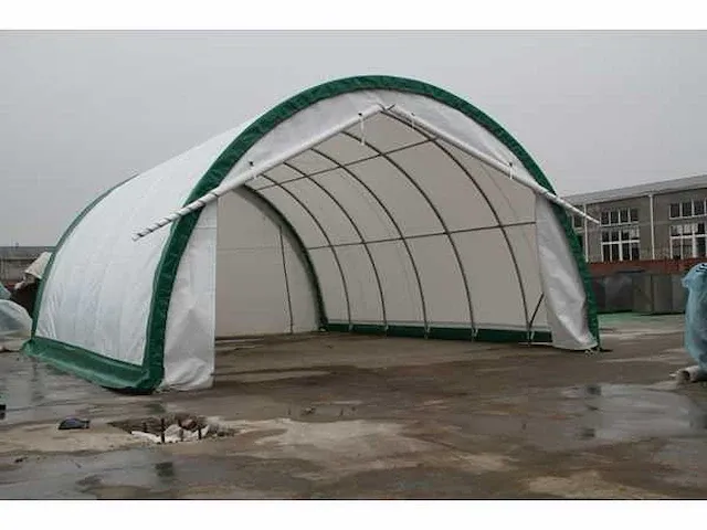 2024 stahlworks 18x12,2x6,1 meter opslagshelter / garagetent - afbeelding 1 van  4