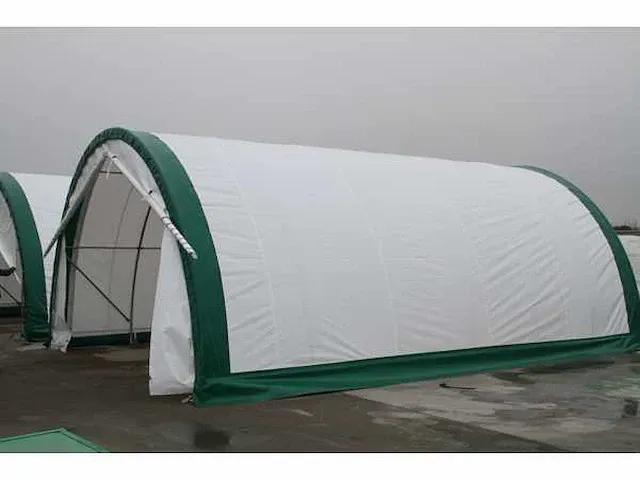 2024 stahlworks 18x12,2x6,1 meter opslagshelter / garagetent - afbeelding 2 van  4