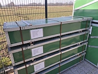 2024 stahlworks 20ft 6x6 meter met eind zeil shelter overkapping / tent tussen 2 containers - afbeelding 6 van  6