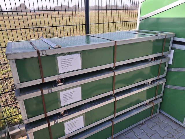 2024 stahlworks 20ft 6x6 meter met eind zeil shelter overkapping / tent tussen 2 containers - afbeelding 6 van  6