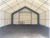 2024 stahlworks 24,4x9,15x6,1 meter opslagshelter / garagetent - afbeelding 9 van  12