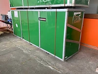2024 stahlworks 26x9,15x4,5 meter opslagshelter / garagetent - afbeelding 5 van  6