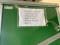2024 stahlworks 26x9,76x4,58 meter opslagshelter / garagetent - afbeelding 3 van  11