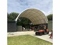 2024 stahlworks 40ft 12x12x4,5 meter shelter overkapping / tent tussen 2 containers - afbeelding 3 van  3