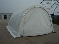 2024 stahlworks 6,1x3,66x2,44 meter opslagshelter / garagetent - afbeelding 3 van  5
