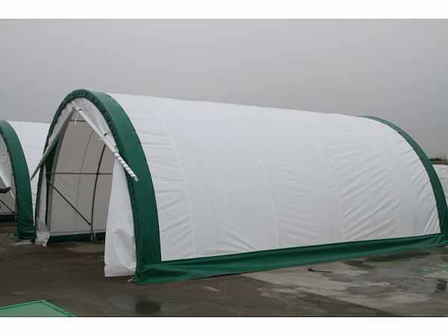 2024 stahlworks 6,1x6,1x3,66 meter opslagshelter / garagetent - afbeelding 3 van  6