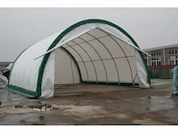 2024 stahlworks 6,1x6,1x3,66 meter opslagshelter / garagetent - afbeelding 2 van  6