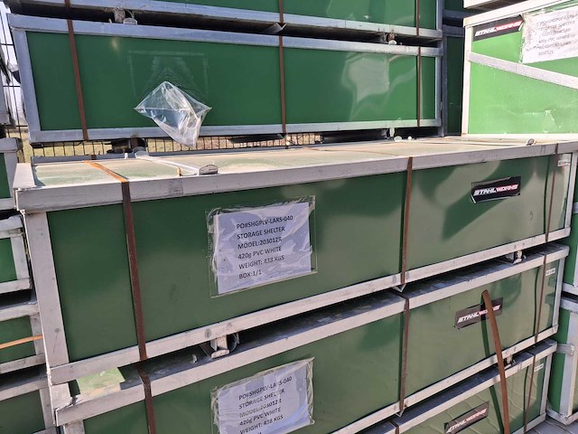 2024 stahlworks 9,15x6,1x3,66 meter opslagshelter / garagetent - afbeelding 5 van  5