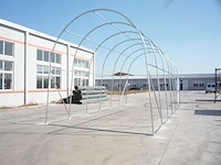 2024 stahlworks 9,2x4,3x4,3 meter opslagshelter / garagetent - afbeelding 4 van  5