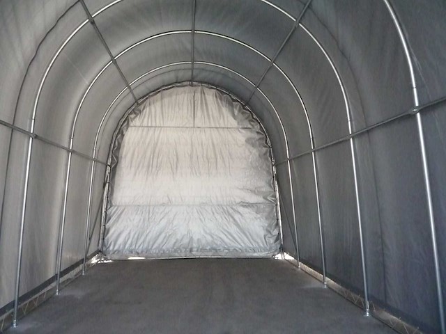 2024 stahlworks 9,2x4,3x4,3 meter opslagshelter / garagetent - afbeelding 3 van  6