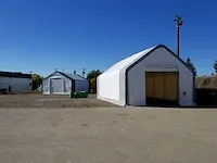 2024 stahlworks 9,76x6,1x4,88 meter opslagshelter / garagetent - afbeelding 3 van  6