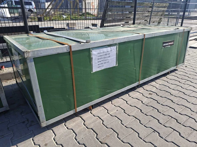 2024 stahlworks 9,76x6,1x4,88 meter opslagshelter / garagetent - afbeelding 8 van  8