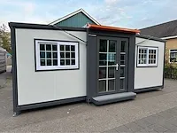 2024 stahlworks (deluxe 19ft*20ft) mobiele woonunit / tiny house