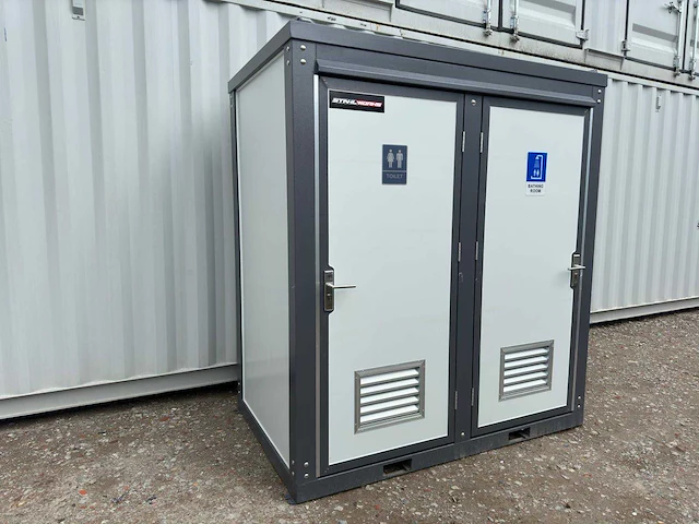 2024 stahlworks double sanitairunit / toilet en douche unit - afbeelding 8 van  15