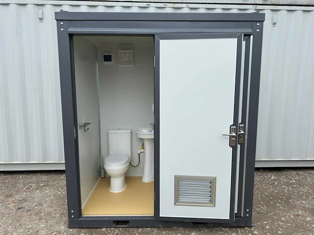 2024 stahlworks double sanitairunit / toilet en douche unit - afbeelding 10 van  15