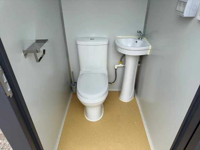 2024 stahlworks double sanitairunit / toilet en douche unit - afbeelding 13 van  15