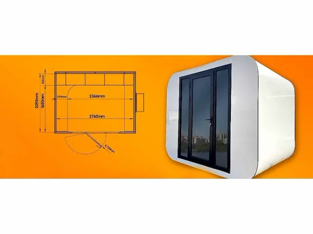 2024 stahlworks eco 3000 tiny house / atelier / kantoor - afbeelding 9 van  9