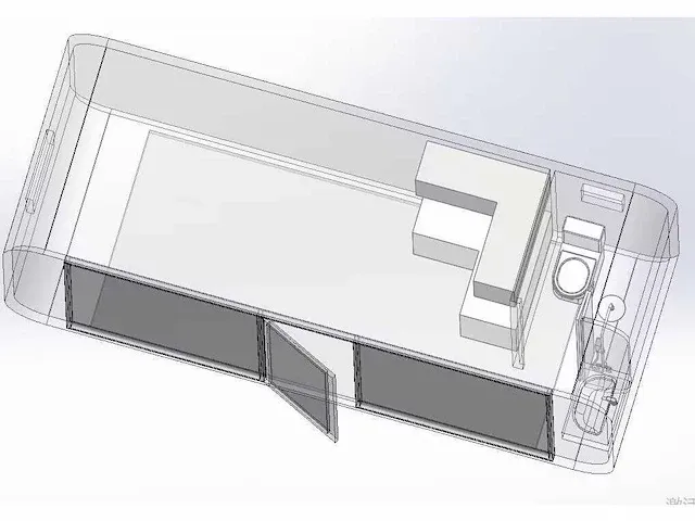 2024 stahlworks eco 6000 b tiny house / atelier / kantoor - afbeelding 38 van  45