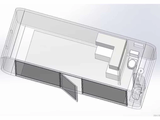 2024 stahlworks eco 6000 b tiny house / atelier / kantoor - afbeelding 43 van  45