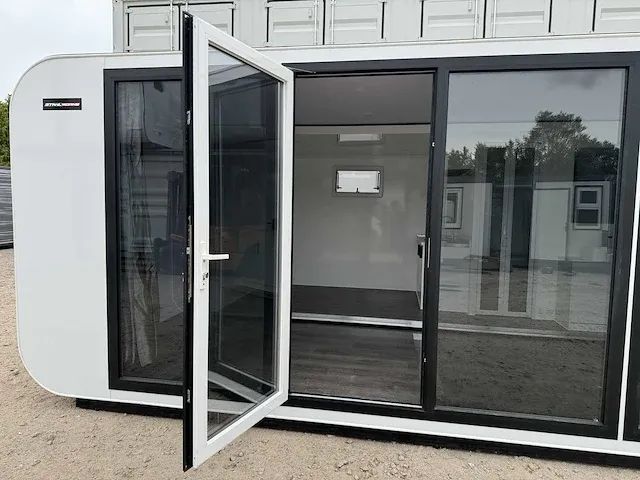 2024 stahlworks eco 6000 tiny house / atelier / kantoor uitschuifbaar - afbeelding 7 van  50