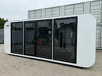 2024 stahlworks eco 6000 tiny house / atelier / kantoor uitschuifbaar - afbeelding 45 van  50