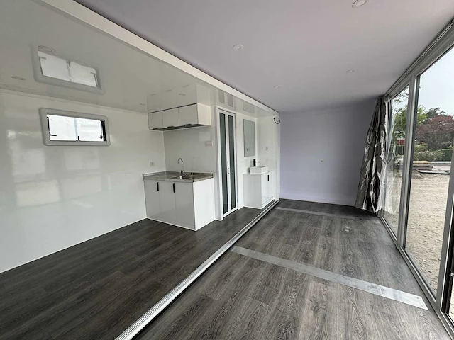 2024 stahlworks eco 6000 tiny house / atelier / kantoor uitschuifbaar - afbeelding 10 van  50