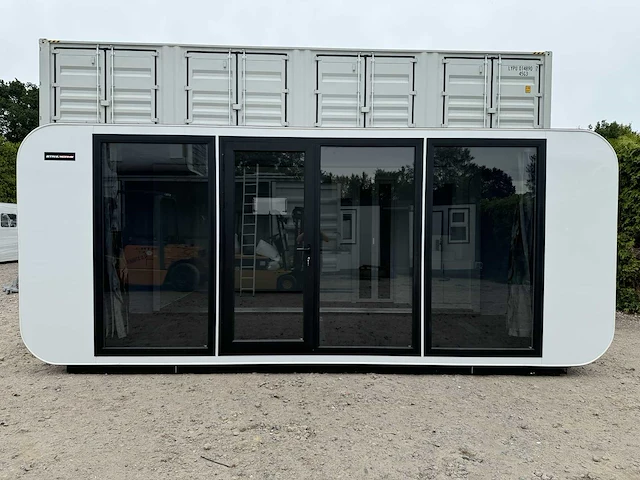 2024 stahlworks eco 6000 tiny house / atelier / kantoor uitschuifbaar - afbeelding 4 van  50