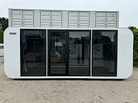 2024 stahlworks eco 6000 tiny house / atelier / kantoor uitschuifbaar - afbeelding 4 van  50