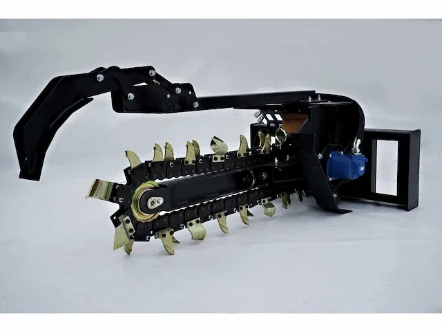 2024 stahlworks trencher kettinggraver / sleuven frees voor schranklader / skidsteer - afbeelding 1 van  6