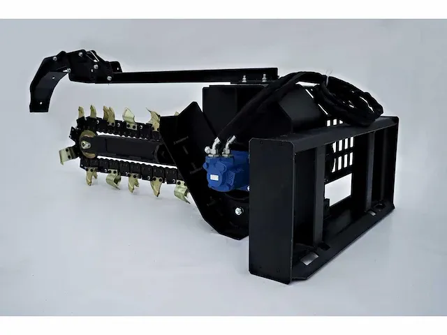 2024 stahlworks trencher kettinggraver / sleuven frees voor schranklader / skidsteer - afbeelding 4 van  6