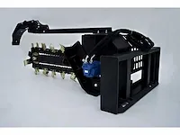 2024 stahlworks trencher kettinggraver / sleuven frees voor schranklader / skidsteer - afbeelding 4 van  6