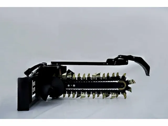 2024 stahlworks trencher kettinggraver / sleuven frees voor schranklader / skidsteer - afbeelding 6 van  6