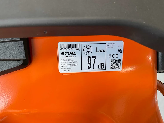 2024 stihl rm 253 t grasmaaier - afbeelding 5 van  7