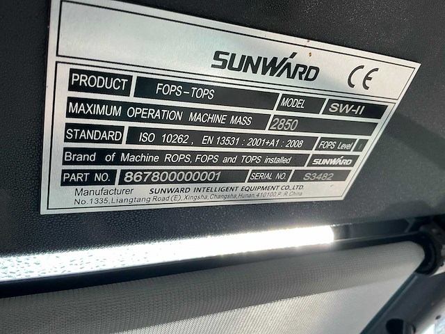 2024 sunward swe25uf rupsgraafmachine - afbeelding 51 van  62