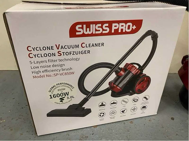 2024 swiss pro+ sp-vc850w stofzuiger - afbeelding 4 van  9