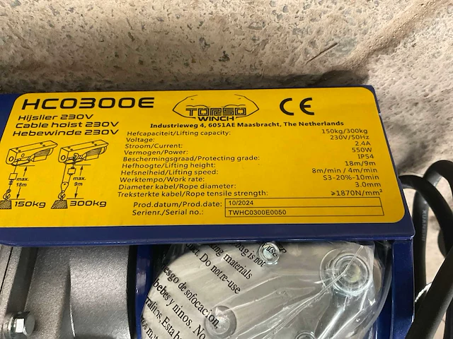 2024 torso hc0300e hijslier - afbeelding 4 van  4