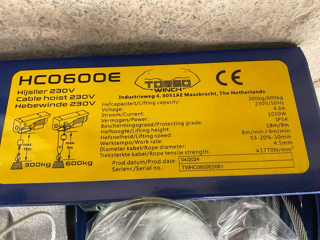 2024 torso hc0600e hijslier - afbeelding 4 van  4